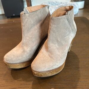 KDB Womens Suede Ankle Boots